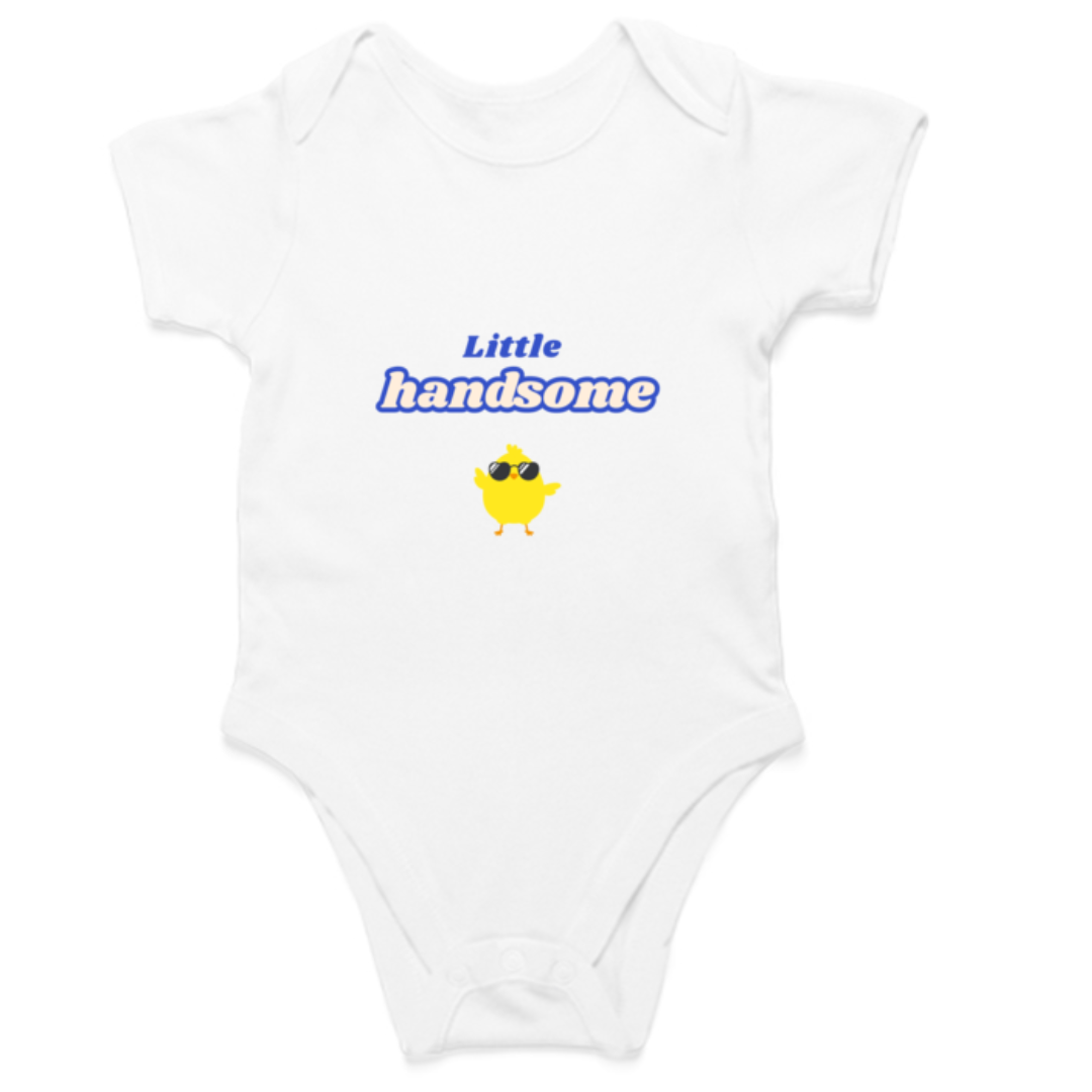 Little Handsome Romper for Baby Boys | 0-6 Months